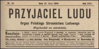 Przyjaciel Ludu 1906.30. PSL w Lgocie